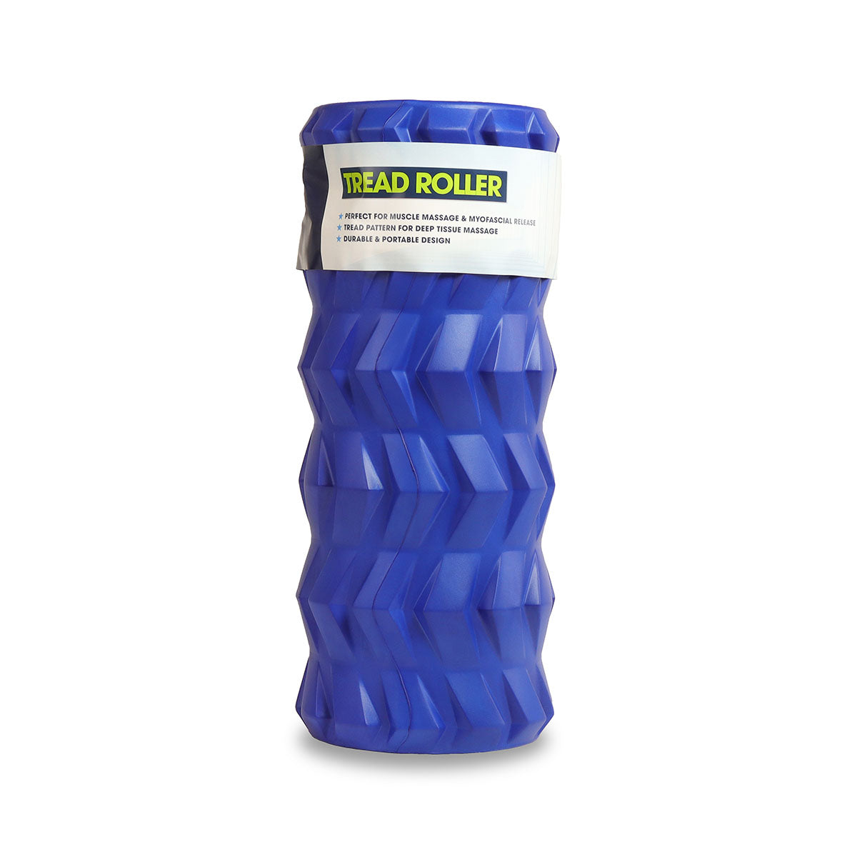 MAD Fitness Tread Foam Roller for Muscle Recovery & Deep Tissue Massage - High Density Foam Roller for Athletes, Yoga, CrossFit & Post-Workout Pain Relief