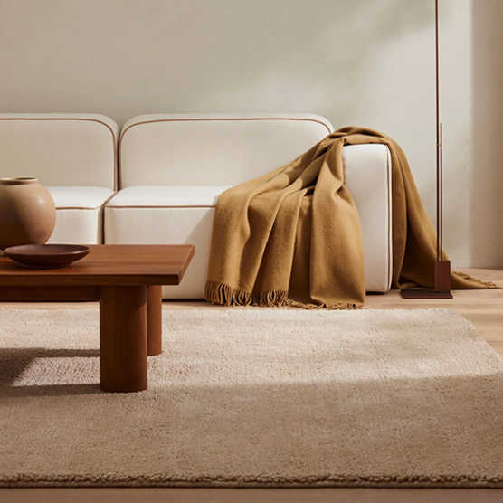 Valencia Floor Rug Dune 300cm x 400cm - Soft Modern Area Rug for Living Room, Bedroom & Home Decor