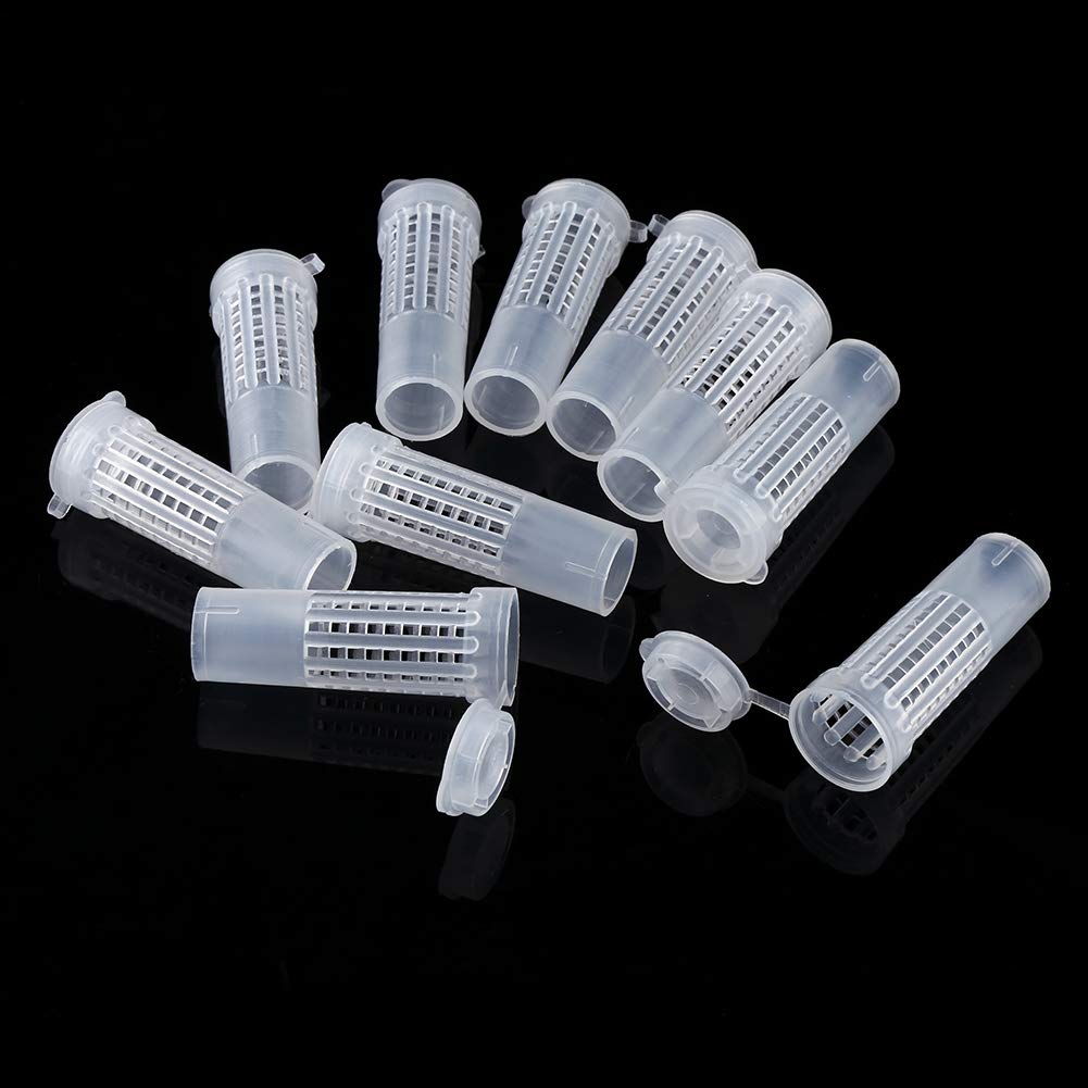 Professional Beekeeping Queen Rearing Kit - 110pcs Grafting Tools Set with Catcher Box, Hair Roll Cage & Cell Cups for Apiculture | Essential Bee Keeper Equipment for Hive Management and Honey Production