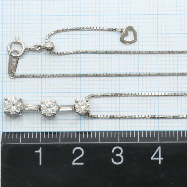 18K White Gold Diamond Necklace for Women - Elegant & Timeless Jewelry Gift for Anniversary, Wedding, or Special Occasions