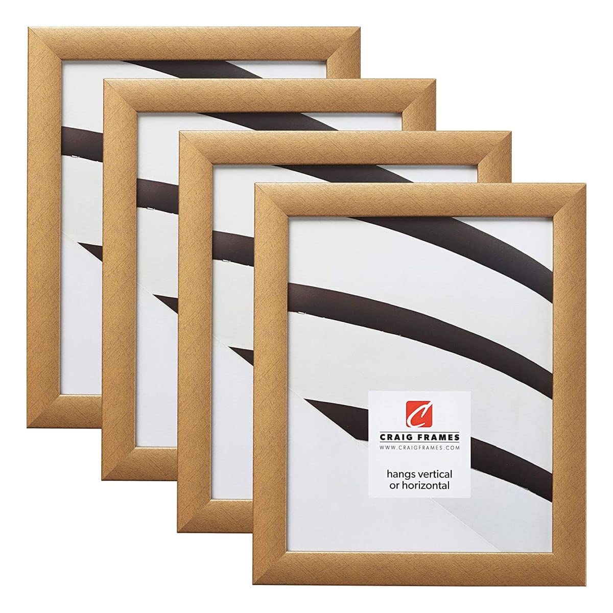 Craig Frames 7221063 10 x 12 Inch Picture Frame Set of 2 - Faux Barnwood Gray Finish - Perfect for Home Decor, Wall Art, and Photo Displays in Living Room, Bedroom, or Office