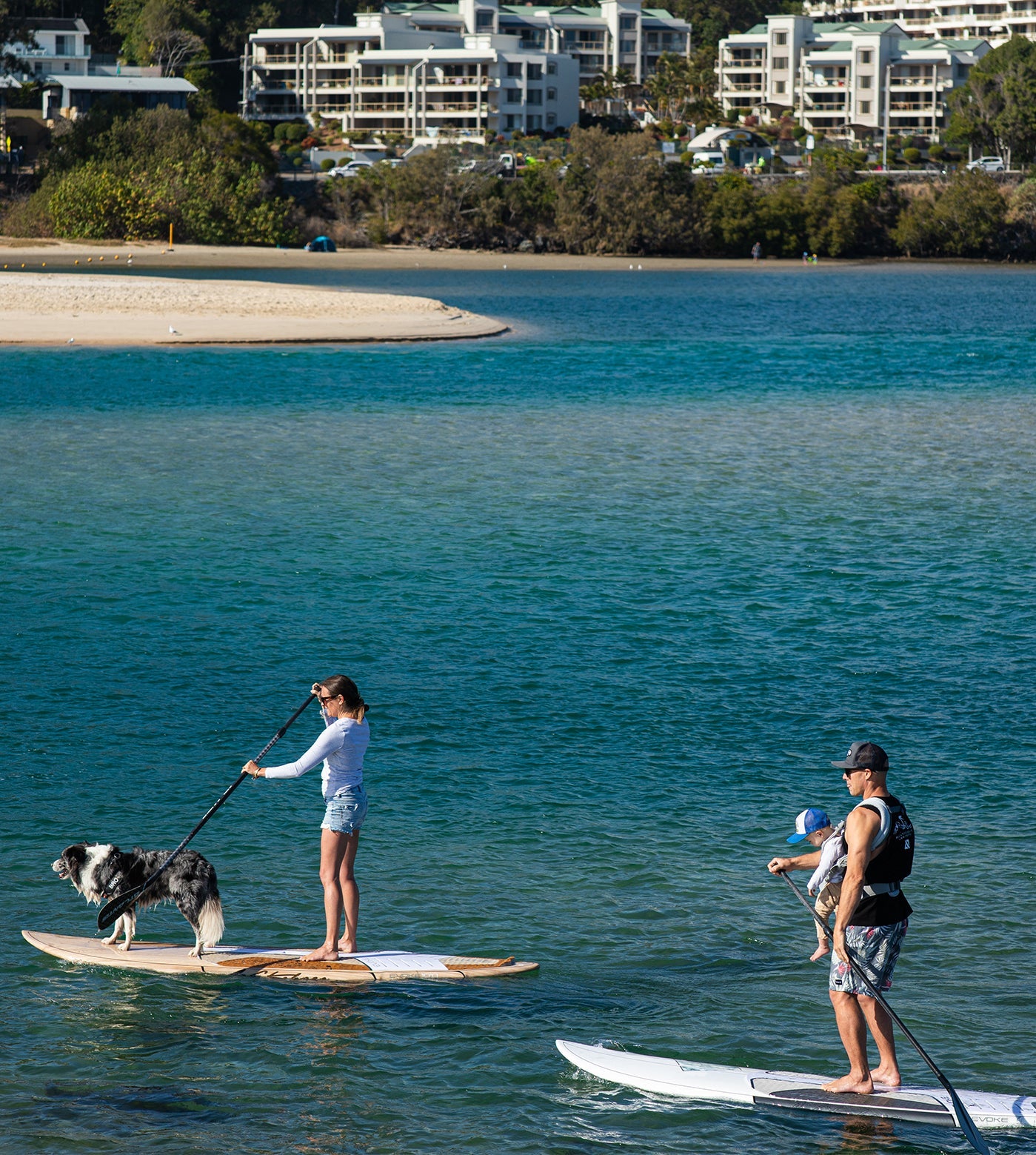 Evoke Eco Tech Stand Up Paddle Board (SUP) - Lightweight & Durable Timber Design for Lakes, Rivers & Ocean Paddling