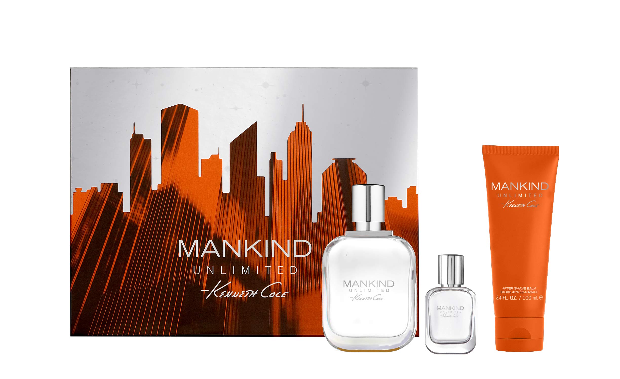Kenneth Cole Unlimited Cologne Gift Set for Men - 3.4 Fl Oz EDT Spray - Perfect for Birthday, Anniversary & Valentine's Day Gifts