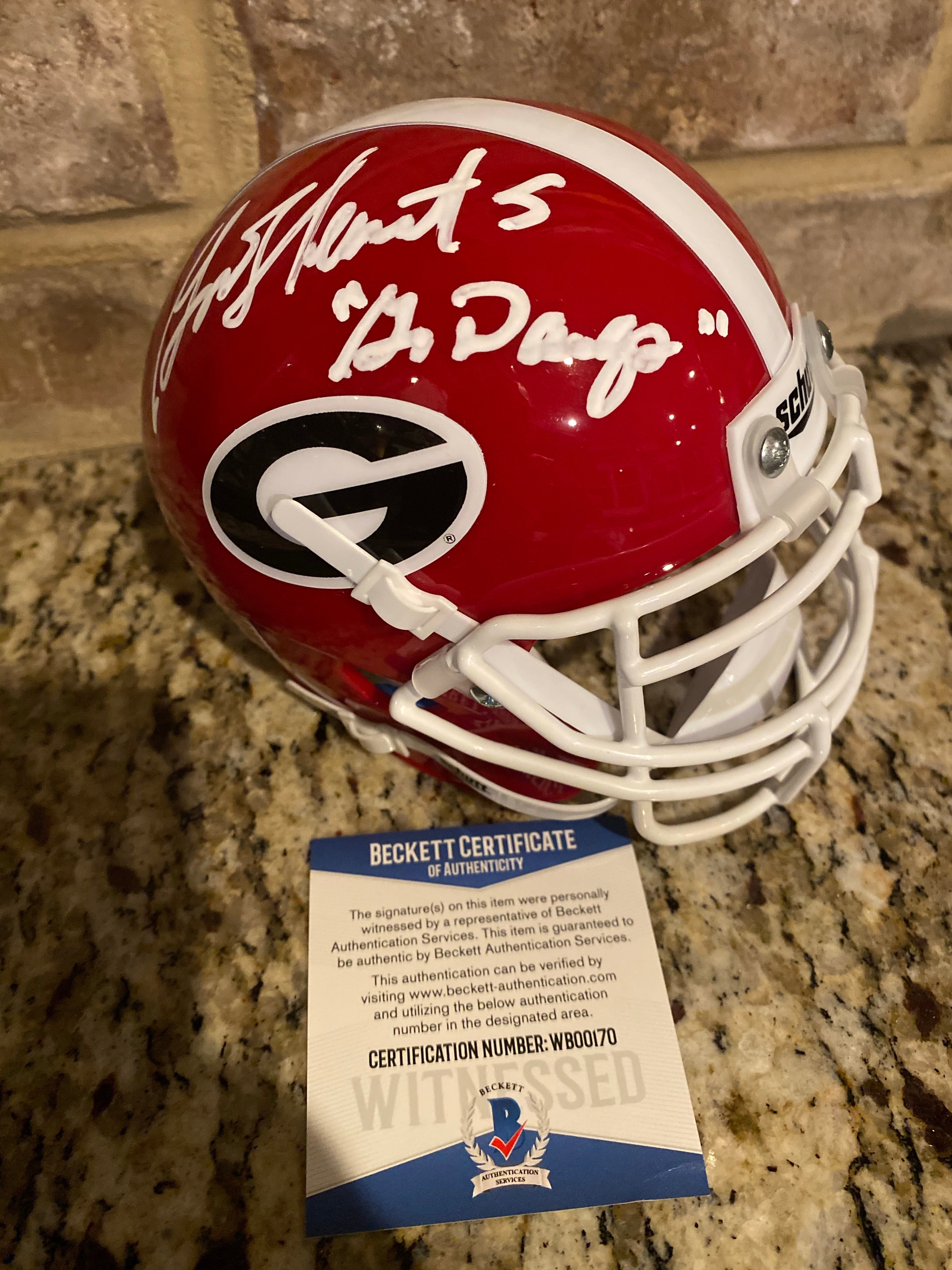 Garrison Hearst Autographed Georgia Bulldogs Mini Helmet - Signed NCAA Football Collectible - Perfect for Fans, Memorabilia Displays & Sports Themed Rooms