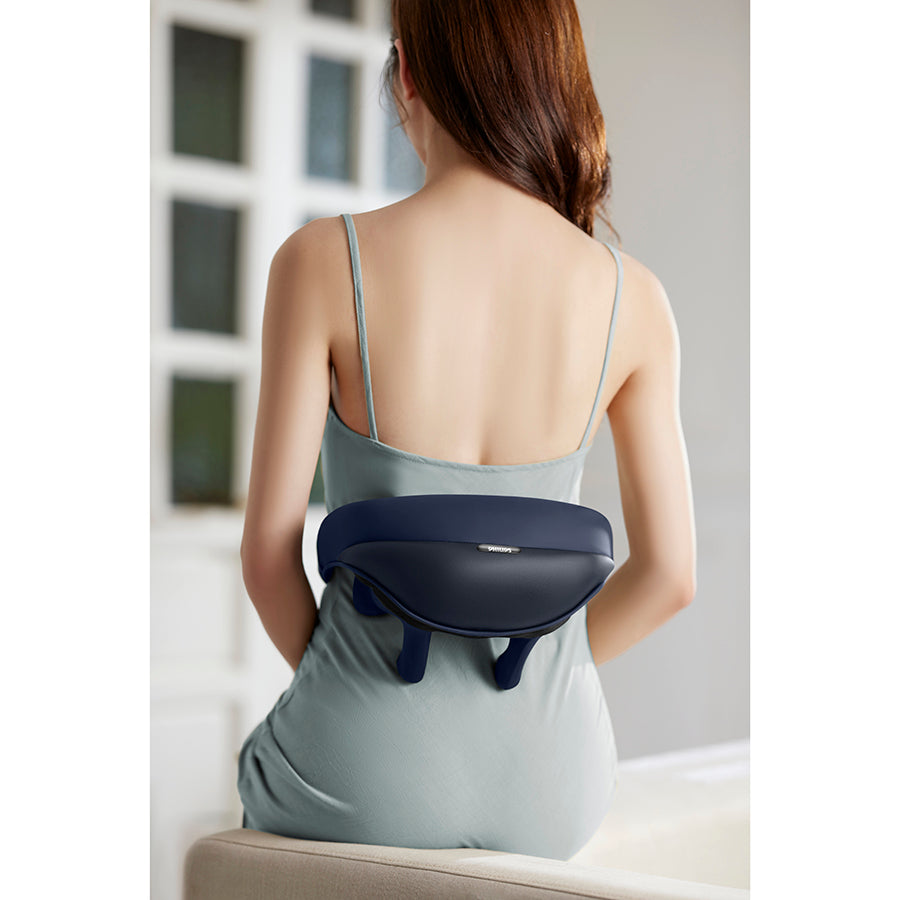 PHILIPS PPM3522 Neck and Shoulder Massager - Relieve Pain & Tension - Perfect for Home, Office & Travel Use