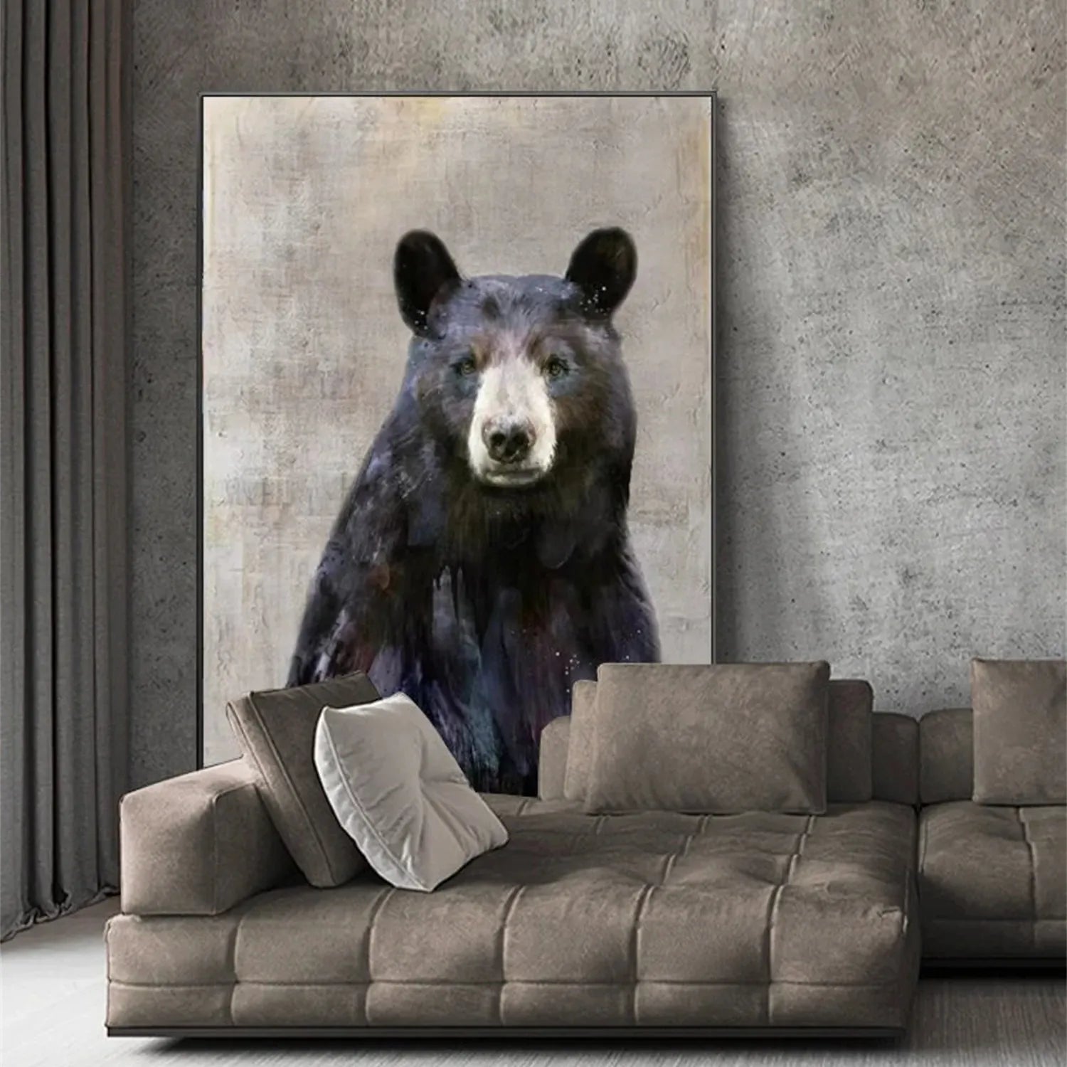 Animal Art Painting #AP073 - Handmade Wildlife Canvas Art for Home & Office Decor | Perfect for Living Room, Bedroom, or Gift