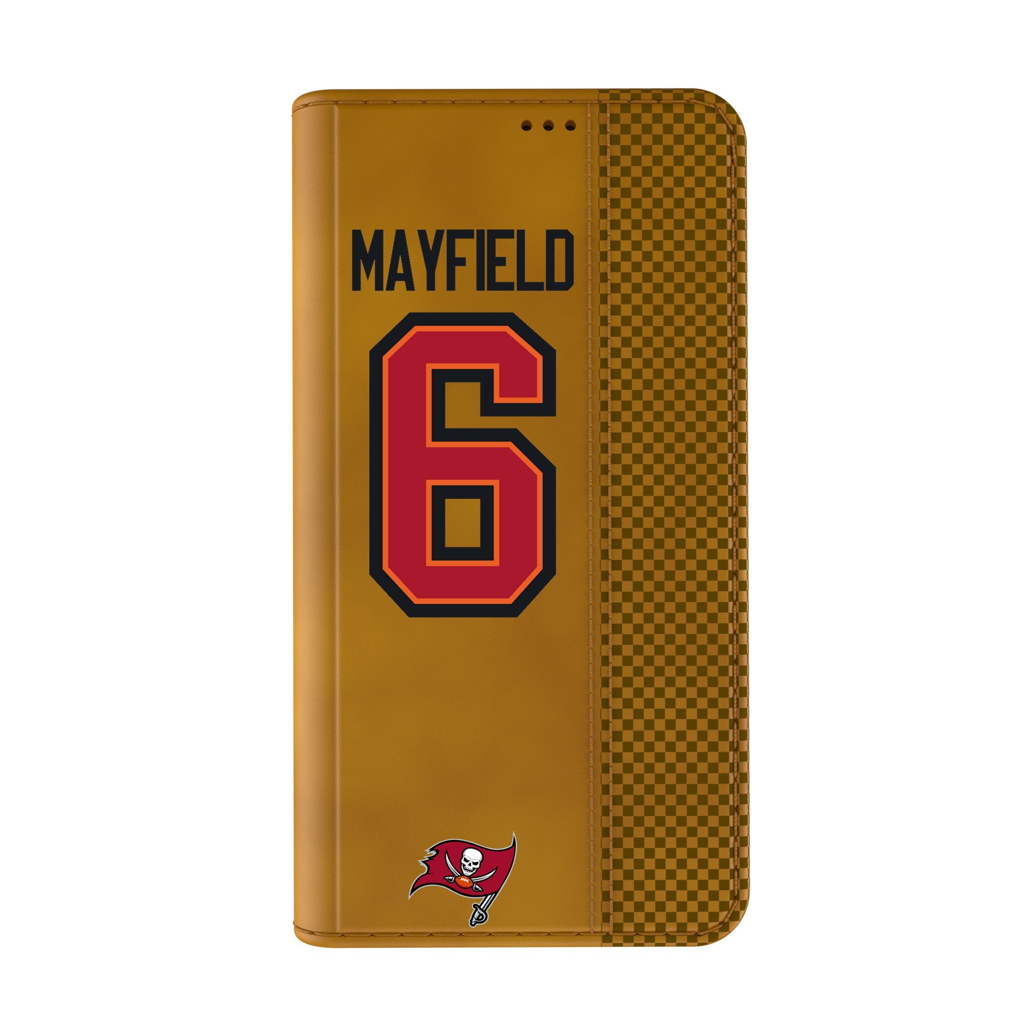 Baker Mayfield Tampa Bay Buccaneers NFL Phone Case for iPhone 6/6s - Durable Game Day Folio Cover with Card Slots - Perfect for Football Fans & Game Day Outfits