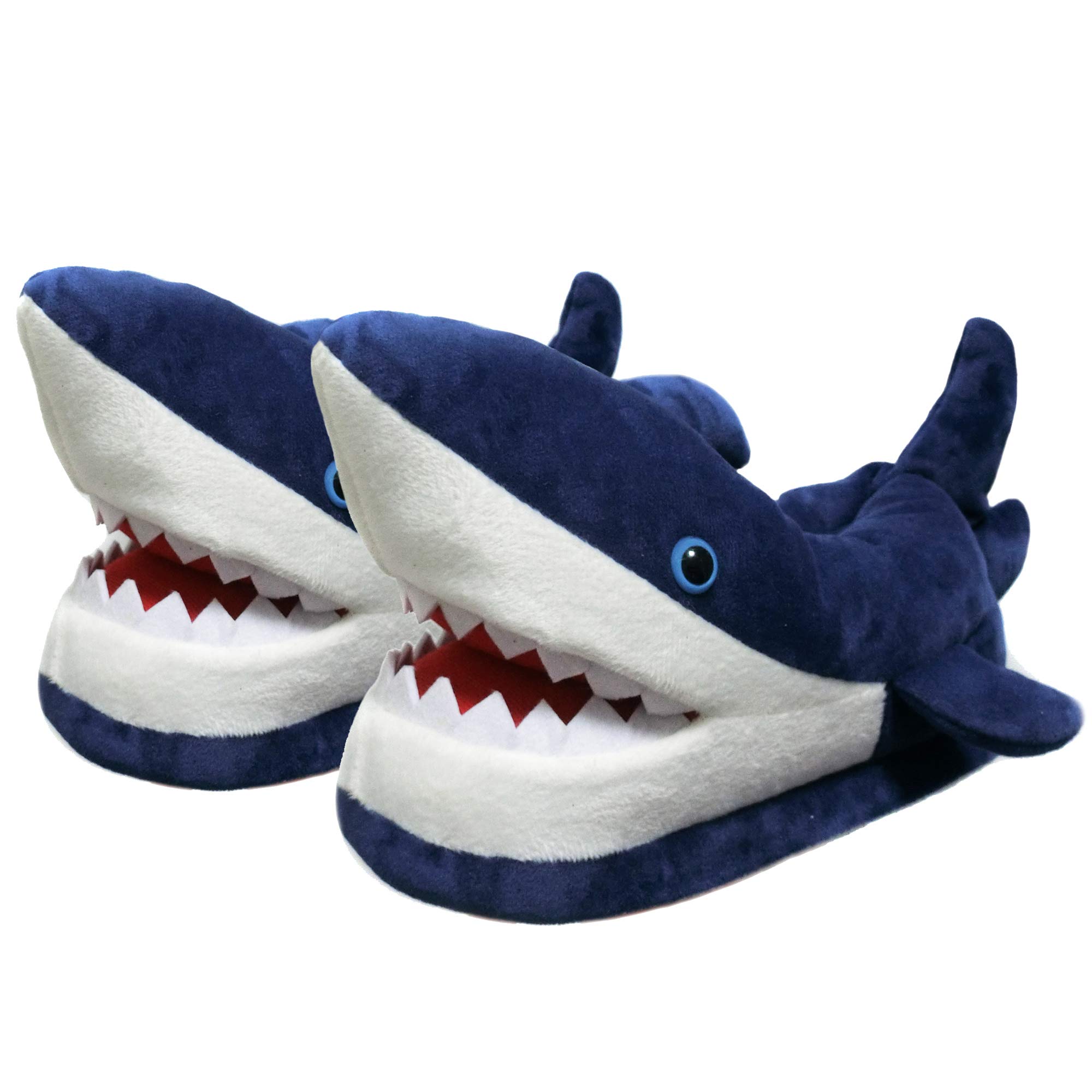 Women's & Men's Fluffy Animal Slippers - Shark & Whale Fish Design Cozy House Shoes for Indoor Comfort, Gifts & Winter Wear
