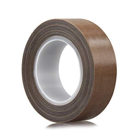 High Temperature Teflon Tape - 19mm Heat-Resistant Insulation Tape for Sealing Machines, Electric Wiring & Fire Protection | Anti-Scalding, Durable PTFE Tape for Plumbing, HVAC & Industrial Applications
