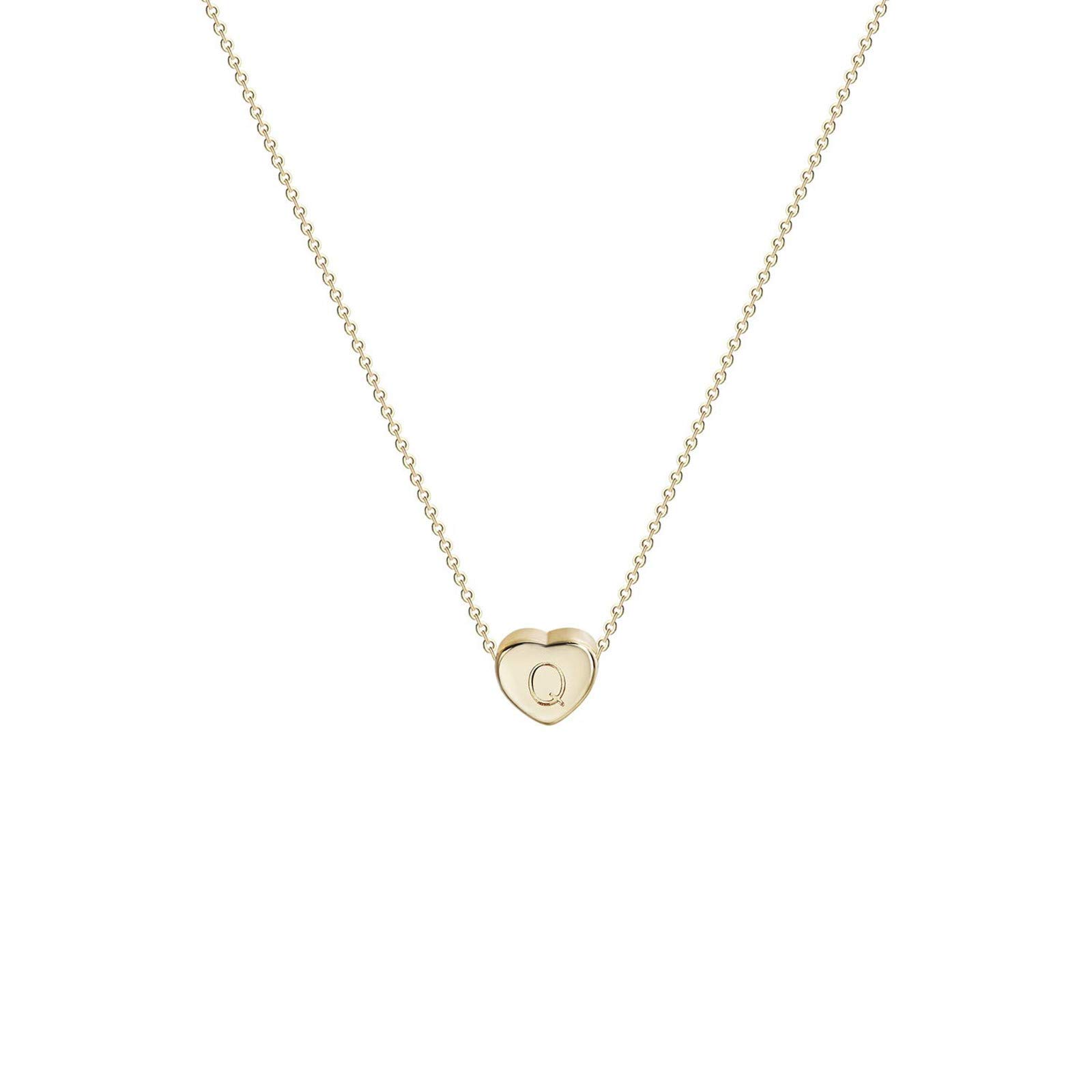 Elegant Letter Q Clavicle Chain Necklace for Women - 26