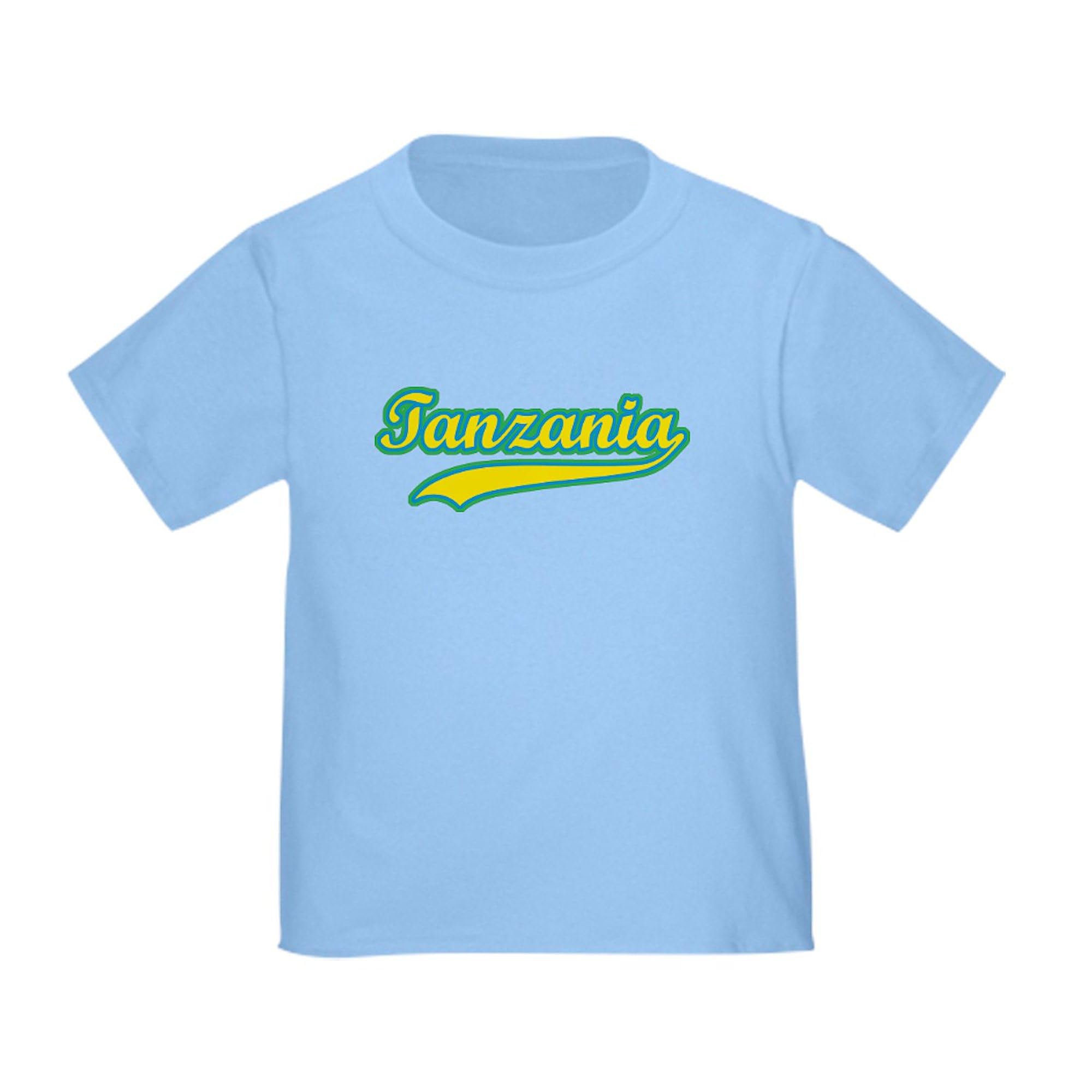 Retro Tanzania Toddler T-Shirt - 100% Cotton Cute Graphic Tee for Boys & Girls - Perfect for Playdates, Family Outings & Casual Wear