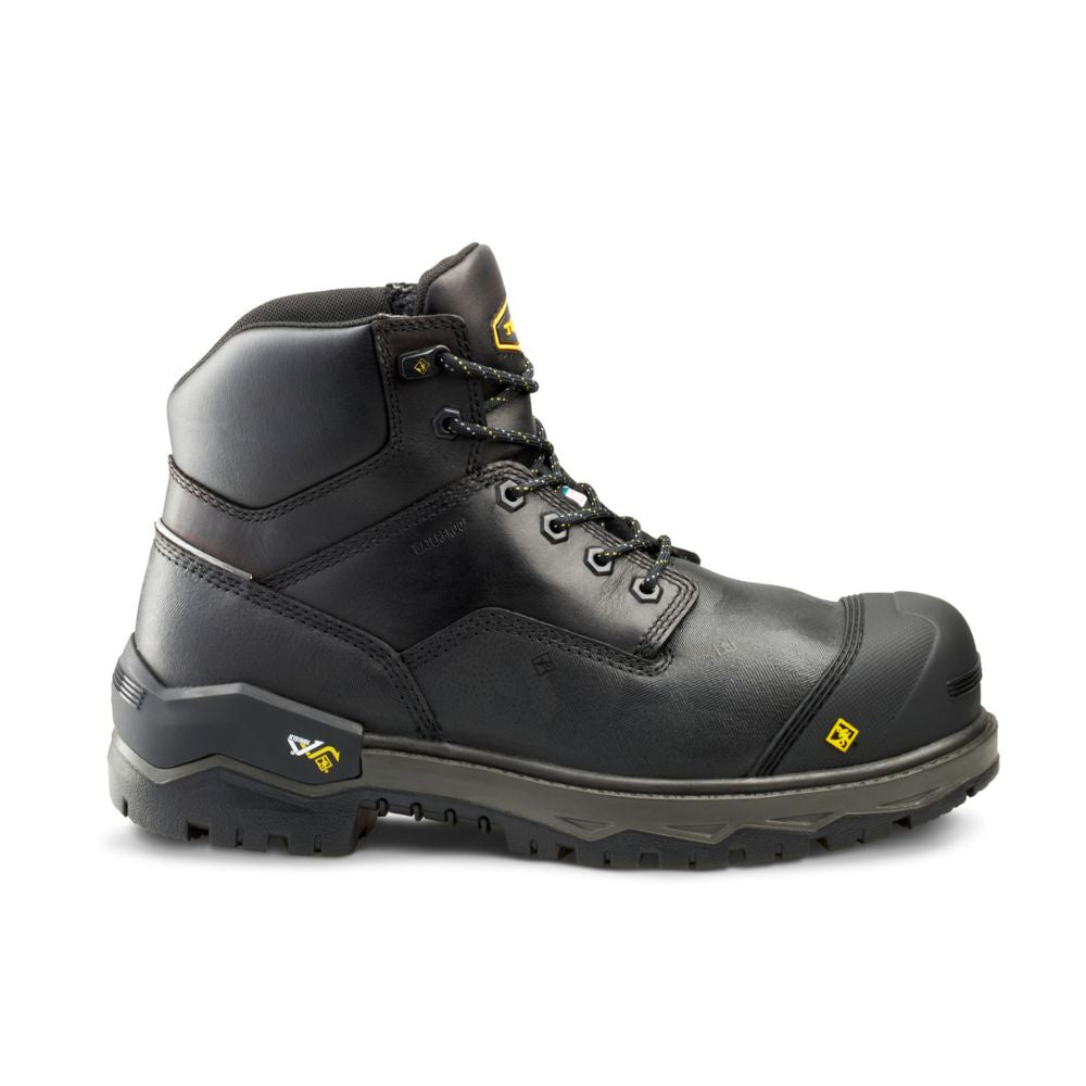 Terra Gantry Men's 6 Composite Toe Work Safety CSA Boot TR0A4T8VBLK - Black Steel Toe Work Boots for Construction, Warehouse & Industrial Safety | OSHA Approved