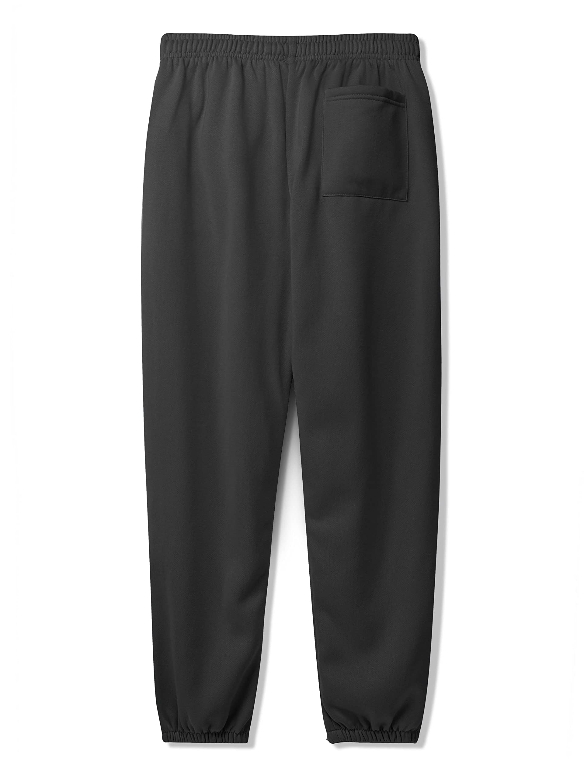Ma Croix Men's Lightweight Sweatpants with Pockets - Elastic Waist Fleece Joggers for Running, Lounge & Casual Wear