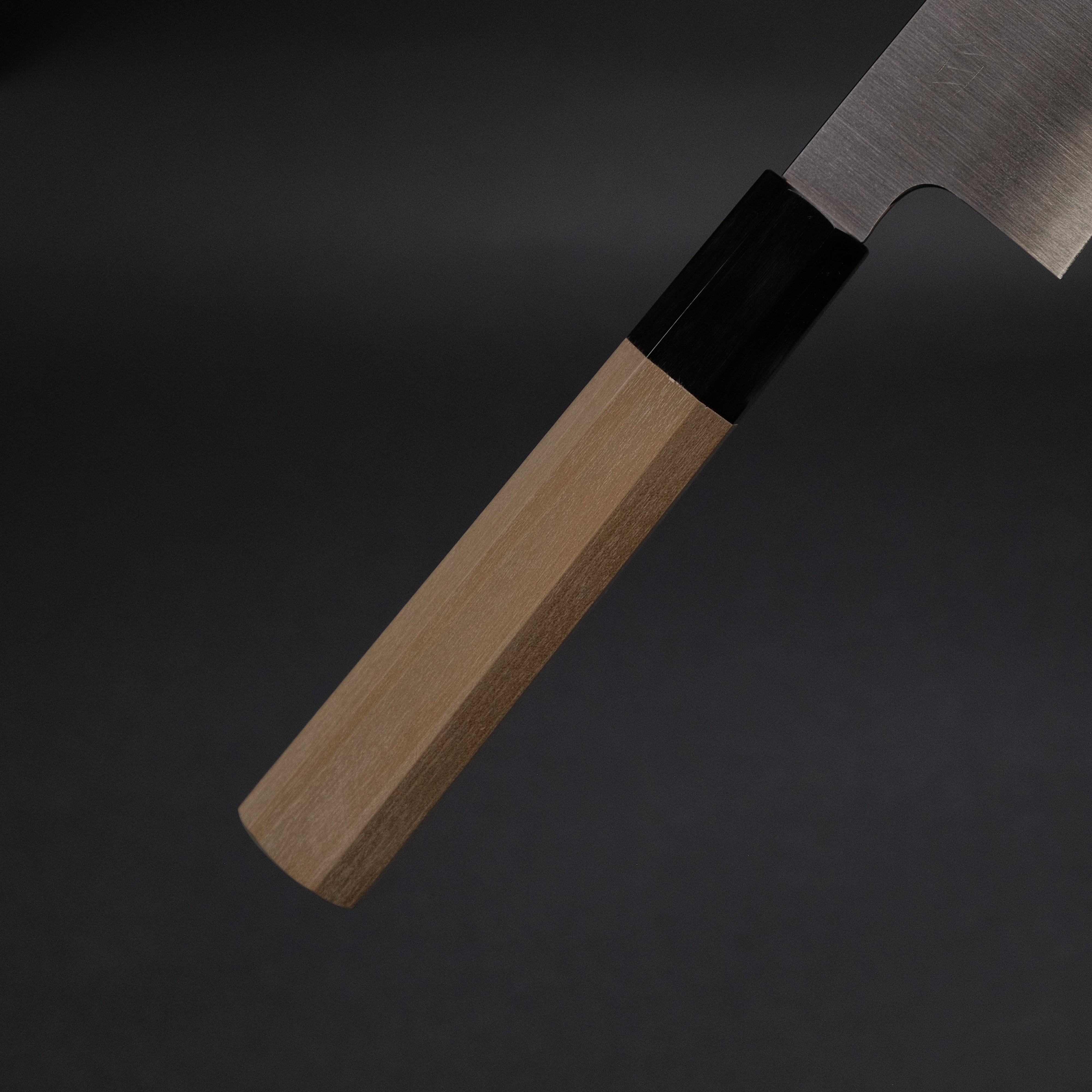 Hitohira Ashi White #2 Santoku Knife 180mm - Japanese Ho Wood Handle - Premium Kitchen Knife for Slicing, Dicing & Chopping Vegetables, Meat & Fish