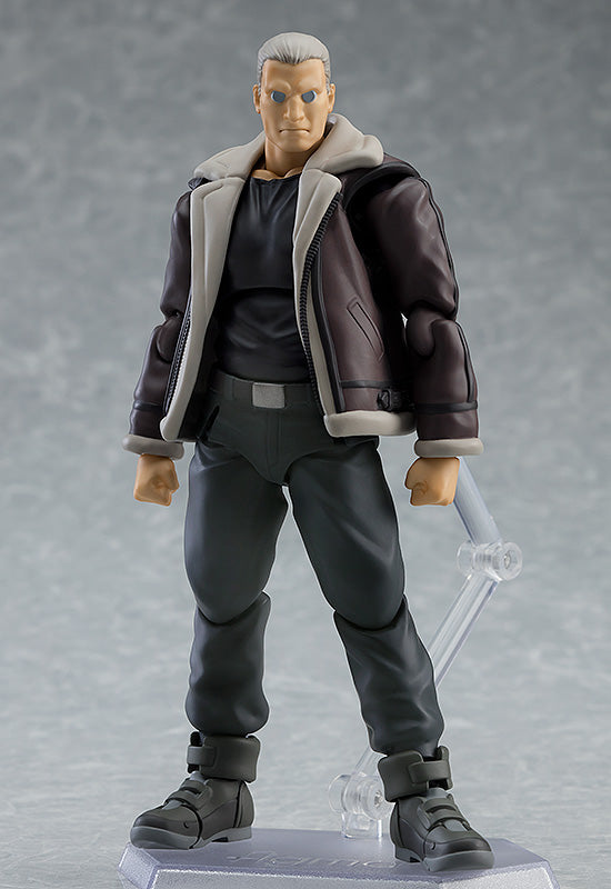 Figma #482 Batou (S.A.C. Version) Ghost in the Shell Stand Alone Complex Action Figure - Perfect for Anime Collectors & Sci-Fi Fans Display
