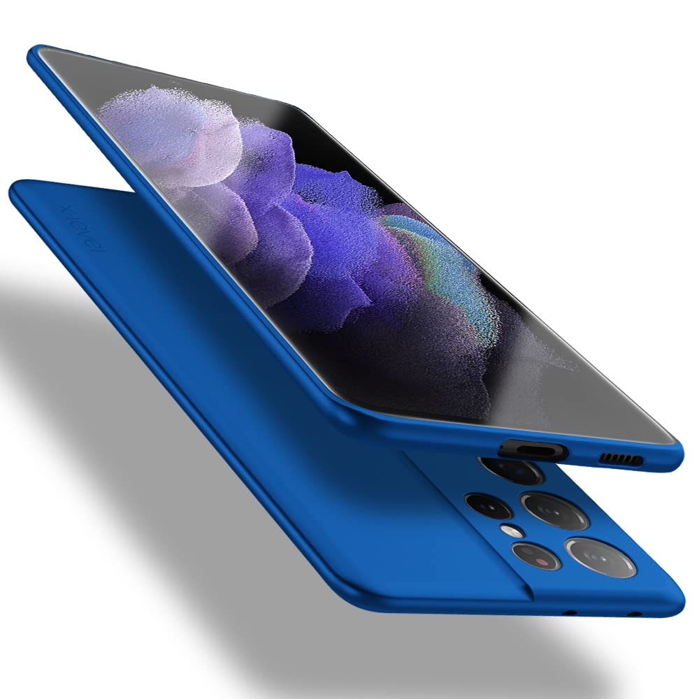 Samsung Galaxy S21 Ultra Case - Slim Fit Soft TPU Ultra Thin Protective Cover [Guardian Series] | Matte Finish Anti-Scratch Lightweight Phone Case | Compatible with Samsung S21 Ultra (Blue) | Perfect for Everyday Use, Travel & Outdoor Activities