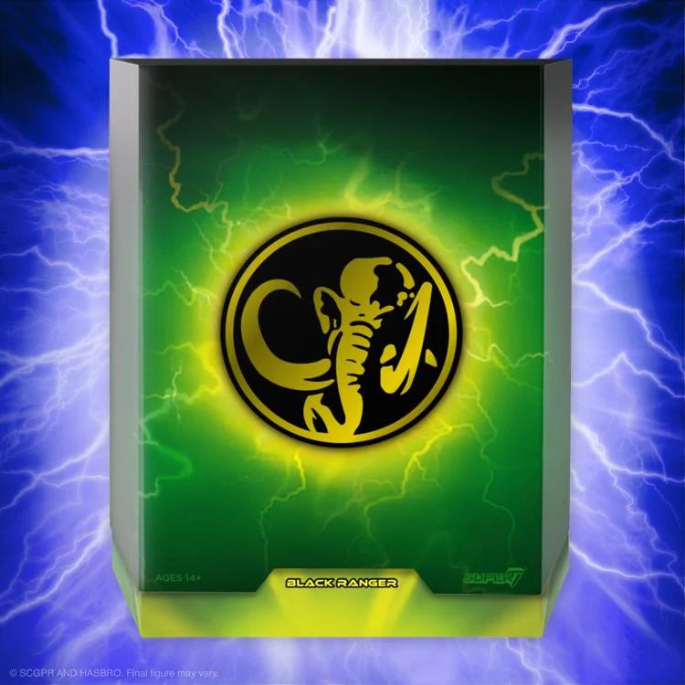 Mighty Morphin Power Rangers ULTIMATES! Black Ranger Action Figure - Collectible Toy for Fans & Display - Perfect for Play, Gifts, and Nostalgic Collections