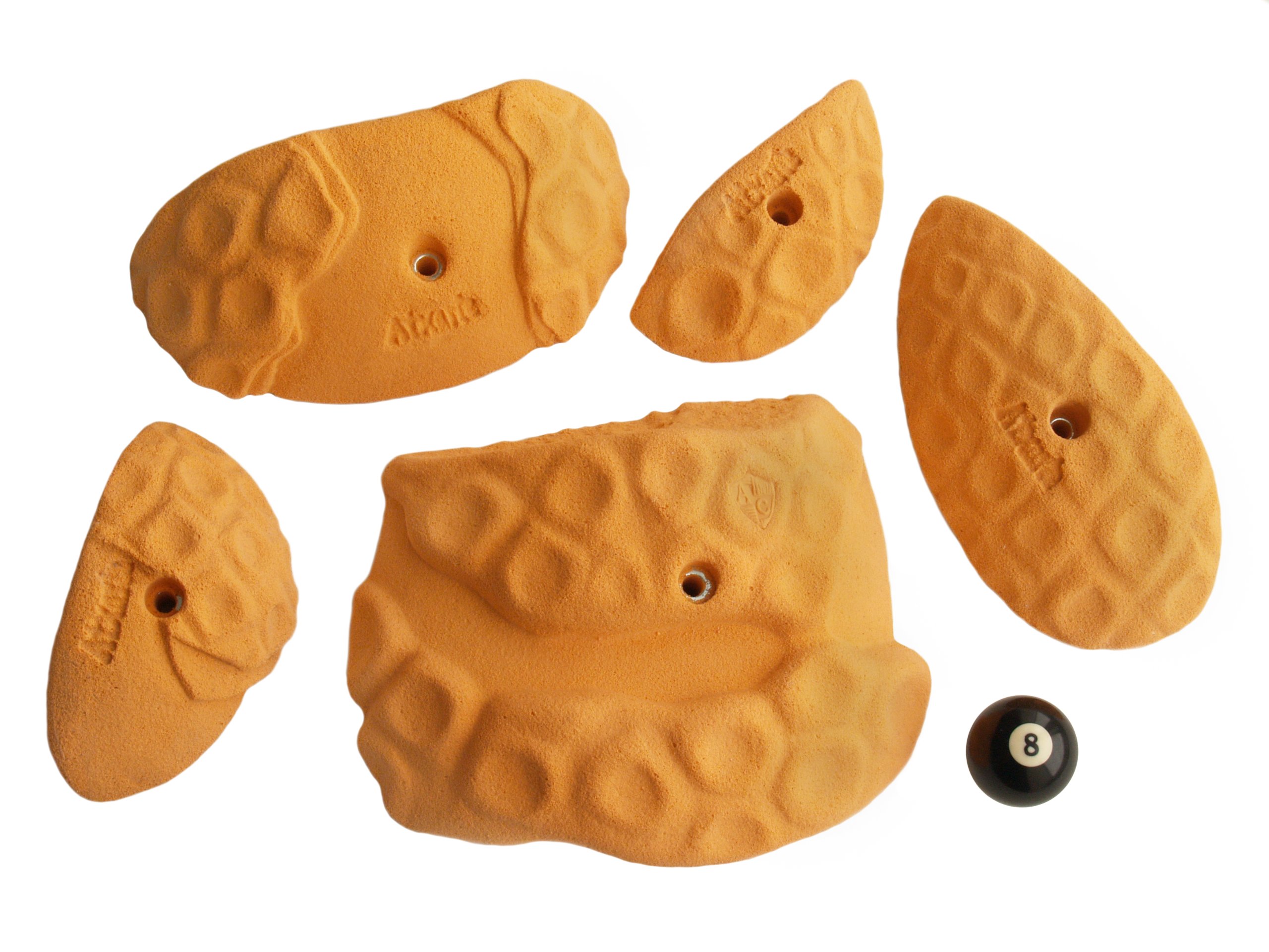 Granite Cracked Egg Climbing Holds for Rock Climbing Training - Indoor & Outdoor Bouldering Grip Holds for Climbing Walls and Home Gyms