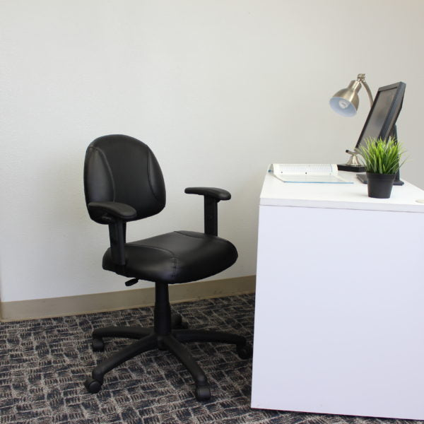 Ergonomic Boss Task Office Chair B307, B306, B305 - Adjustable Executive Chair with Lumbar Support for Home Office, Gaming & Workspace Comfort
