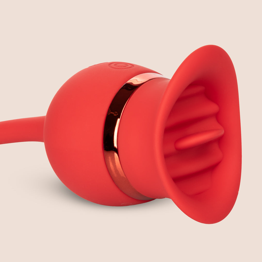 French Kiss™ Casanova Waterproof Rechargeable Clitoral Stimulator - Perfect for Shower, Travel & Discreet Pleasure