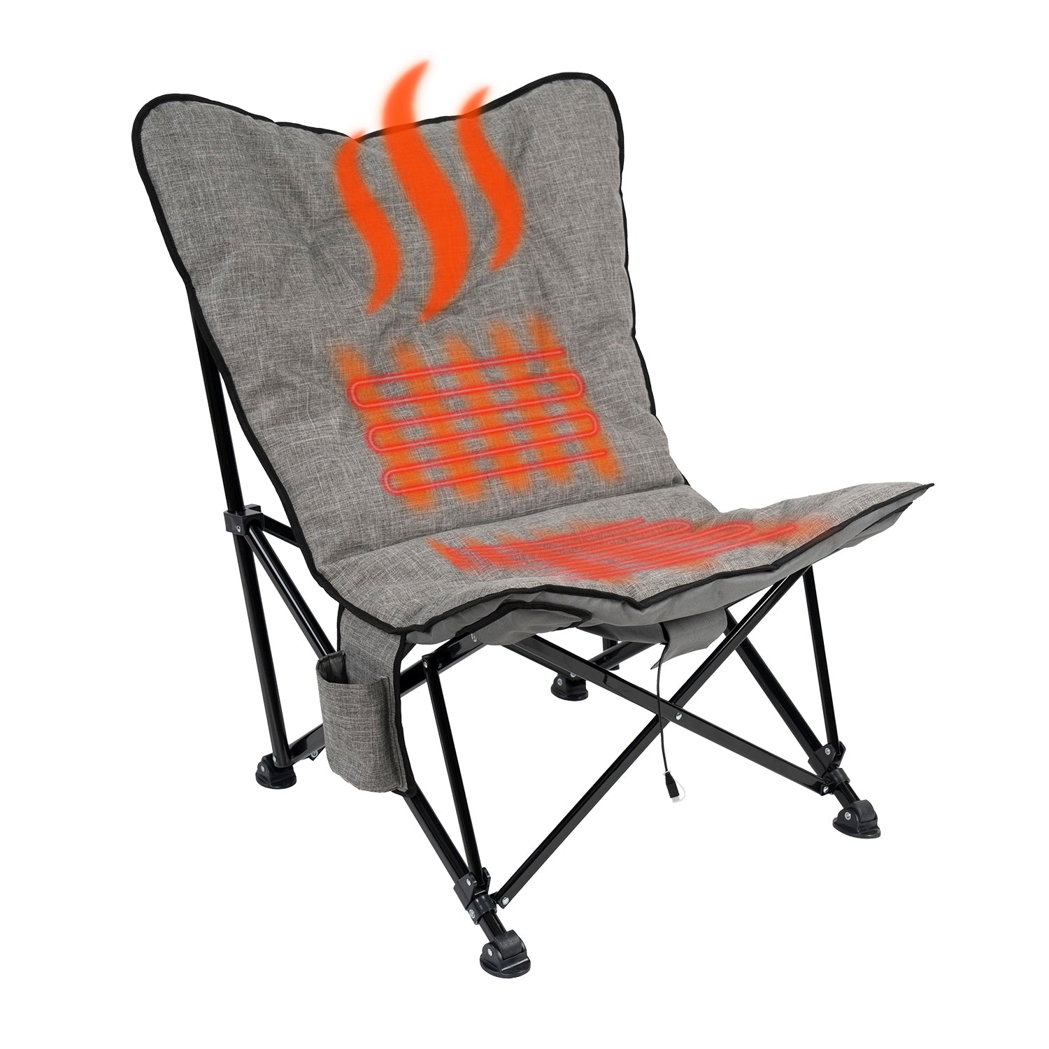 KUMA Aurora Heated Massage Recliner Chair - Electric Heated Lounge Chair with Remote Control for Living Room, Bedroom & Office - Perfect for Relaxation, Back Pain Relief & Cold Weather Comfort