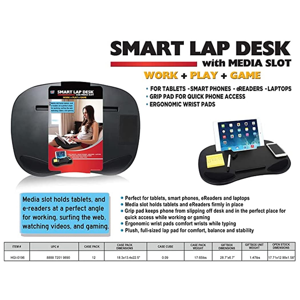 Smart Tablet Stand Holder - Adjustable & Sturdy Pink Desktop Stand for iPad, Kindle, e-Readers - Perfect for Home Office, Bed, Kitchen & Travel Use