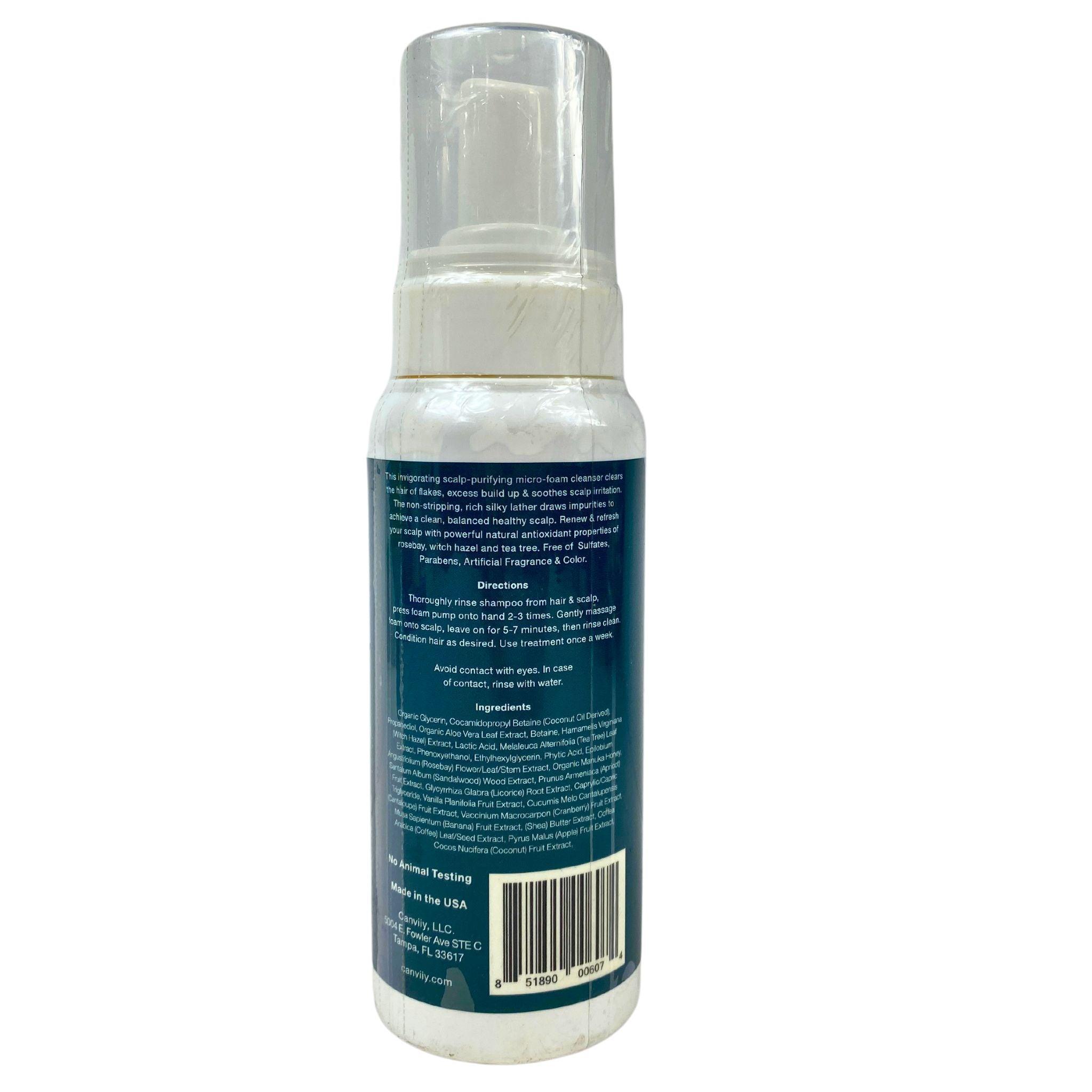 Canviiy ScalpBliss Soothing Scalp Purifying Foam Treatment - Gentle Rinse Off Hair Care for Dry, Itchy Scalp - 8oz (23-Piece Lot) - Perfect for Daily Scalp Cleansing & Dandruff Relief