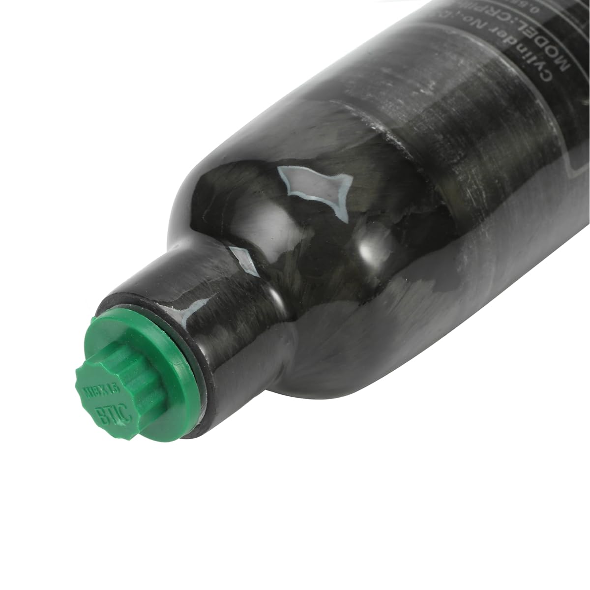 High-Pressure Carbon Fiber HPA Paintball Tank (31 Cu in / 4500 PSI) - Lightweight Compressed Air System for Paintball & Airsoft Games - Empty Bottle for Easy Refilling