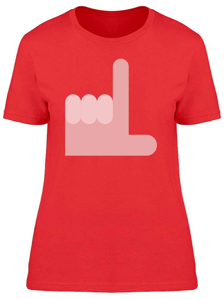 Funny Loser Sign Doodle Hand T-Shirt for Women | Trendy Graphic Tee for Casual Wear, Parties & Everyday Outfits