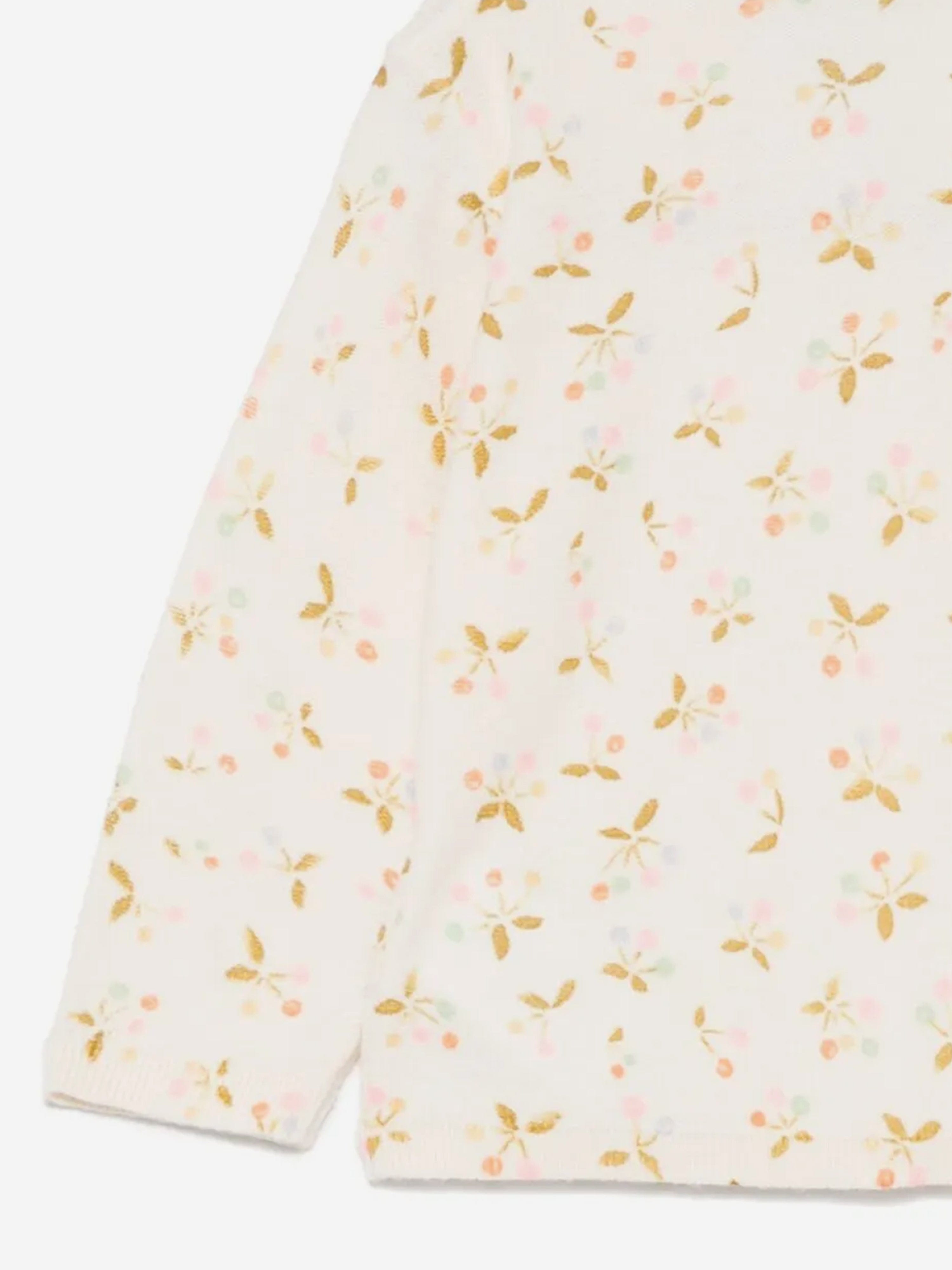 Baby Girls Azia Ivory Cardigan - Soft & Cozy Knit Sweater for Toddlers & Infants - Perfect for Playdates, Family Outings & Photo Shoots