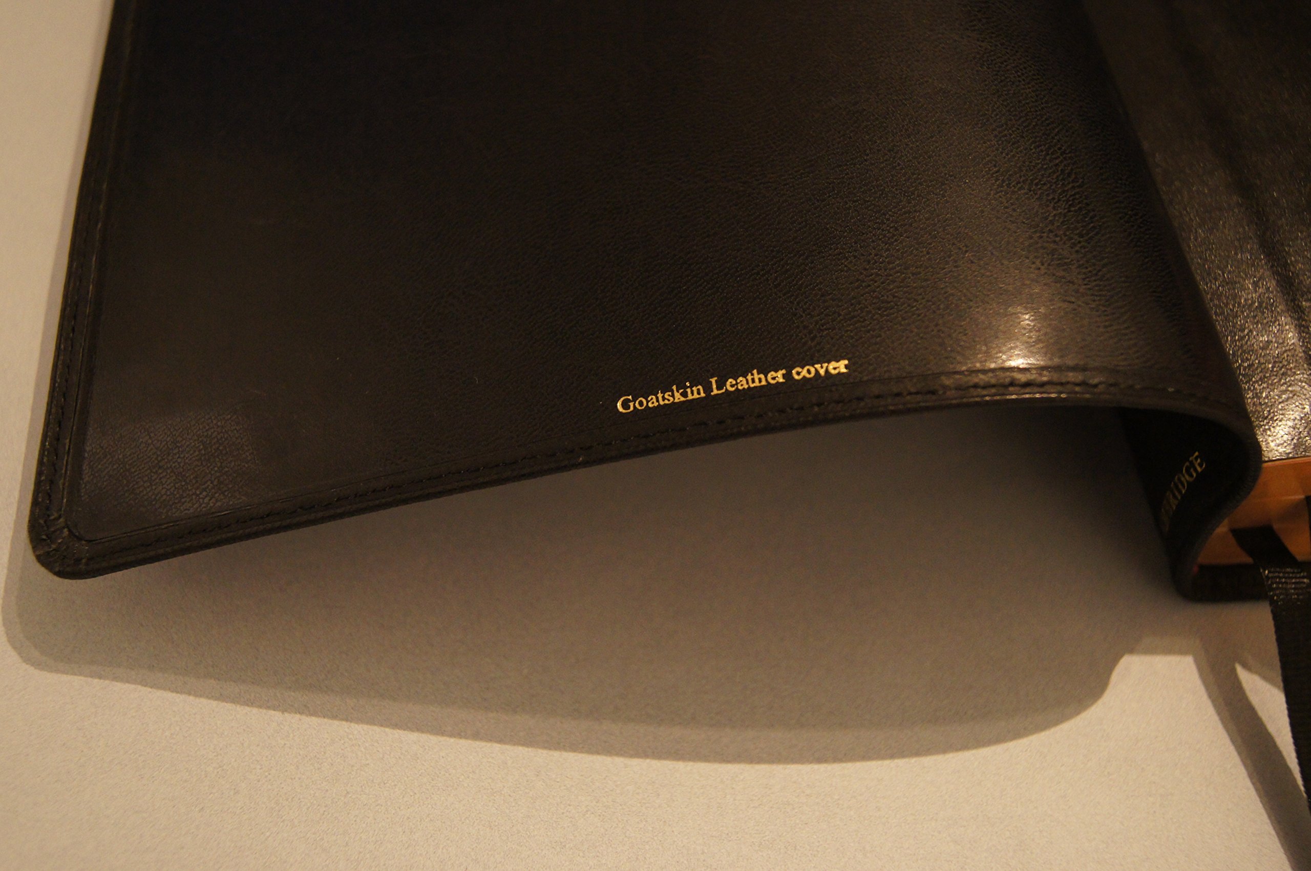 NASB Aquila Wide Margin Reference Bible - Black Goatskin Leather Edge-lined, Red-letter Text (NS746:XRME) | Premium Study Bible for Pastors, Scholars & Bible Students - Ideal for Sermon Preparation & Theological Research