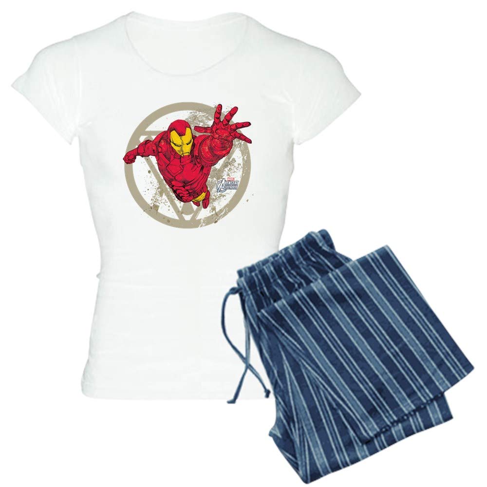 Iron Man Repulsor Women's Light Pajamas - Marvel Superhero Sleepwear for Women, Comfy & Soft Lounge Pajama Set - Perfect for Sleepovers, Movie Nights & Superhero Fans