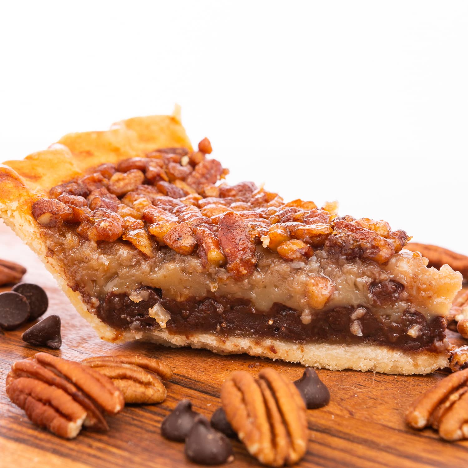 Adam Matthews Bourbon Pecan Chocolate Chip Pie - 10