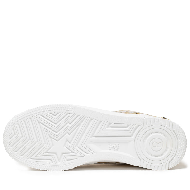 Bape Sta #5 Gold Sneakers - A Bathing Ape Limited Edition Luxury Streetwear Shoes for Men | Perfect for Casual Wear, Street Fashion & Sneaker Collection