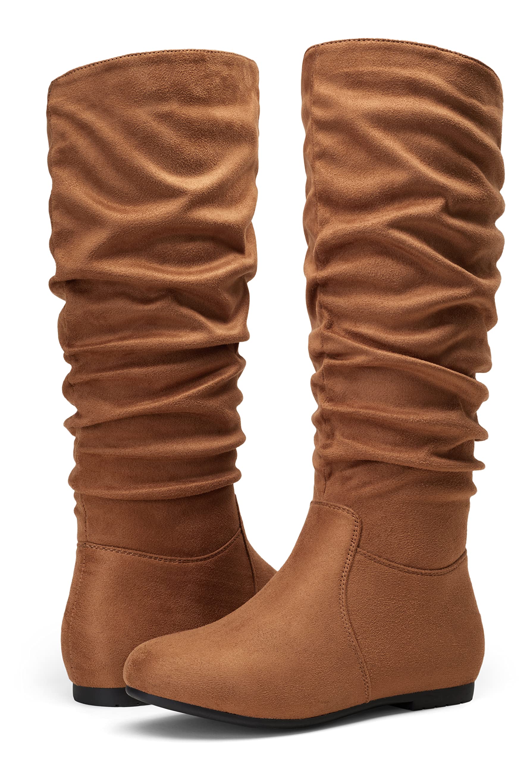 Jeossy Women's 941 Knee High Slouch Boots - Flat Pull On Tall Boots for Fall & Winter | Perfect for Casual Outfits, Office Wear & Date Nights