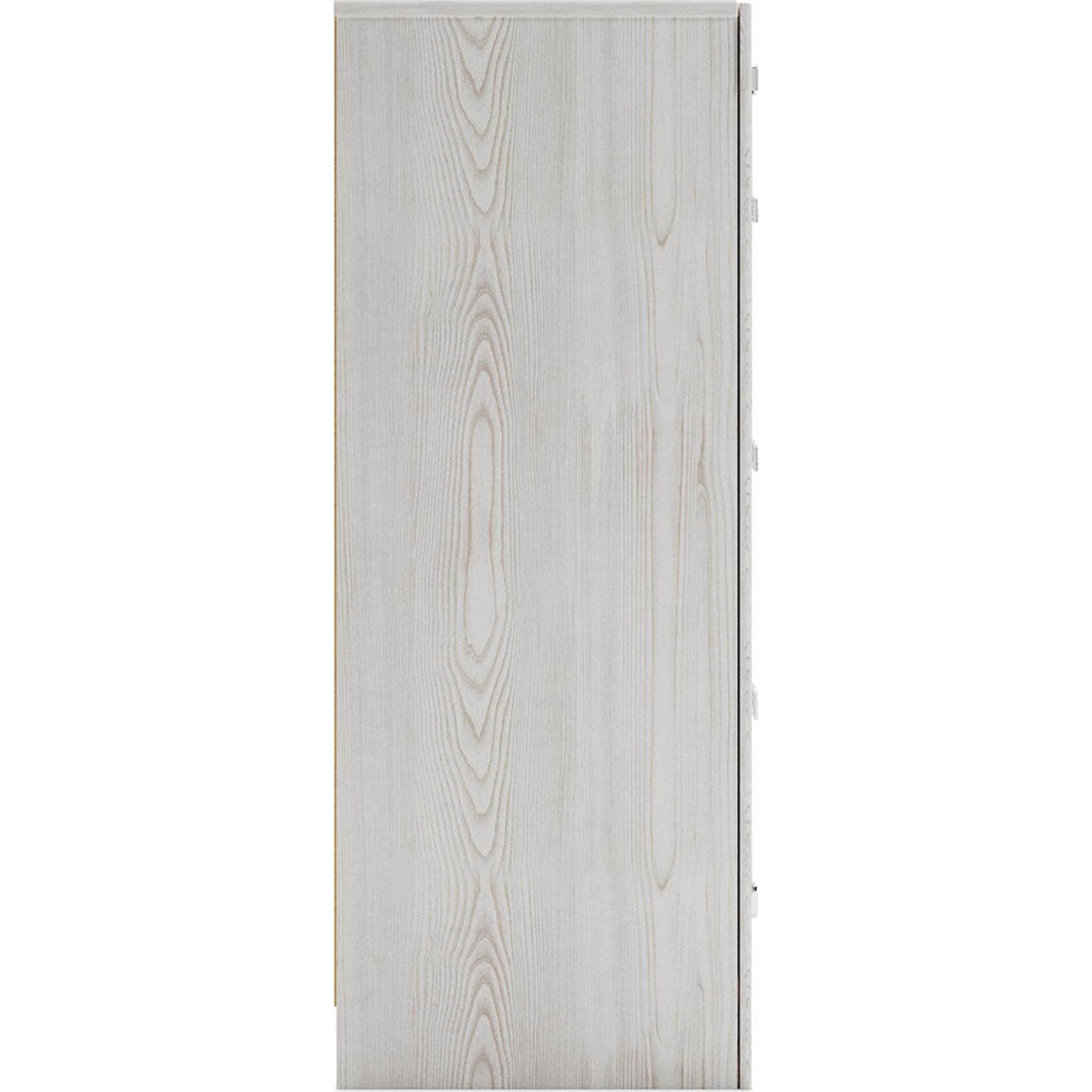 Altyra White Dresser - Modern 6-Drawer Chest for Bedroom, Living Room & Office Storage | Solid Wood Furniture with Smooth Gliding Drawers