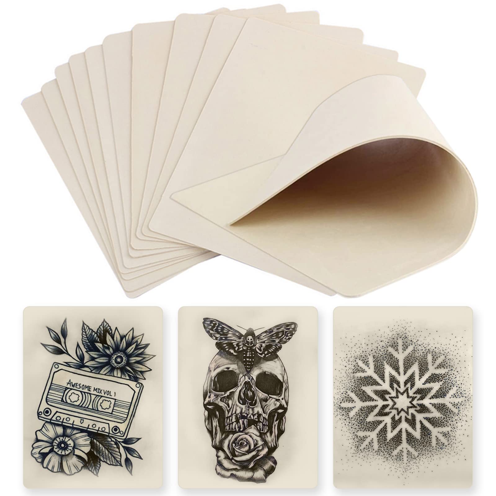Usiriy 12Pcs Tattoo Practice Skin - 7.4x5.6