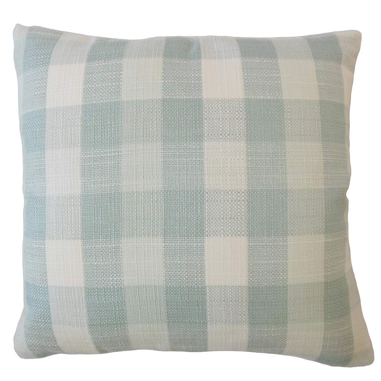 Baldric Plaid Throw Pillow 24x24 Inches - Soft Decorative Cushion for Sofa, Bed & Living Room - Cozy Home Decor Accent