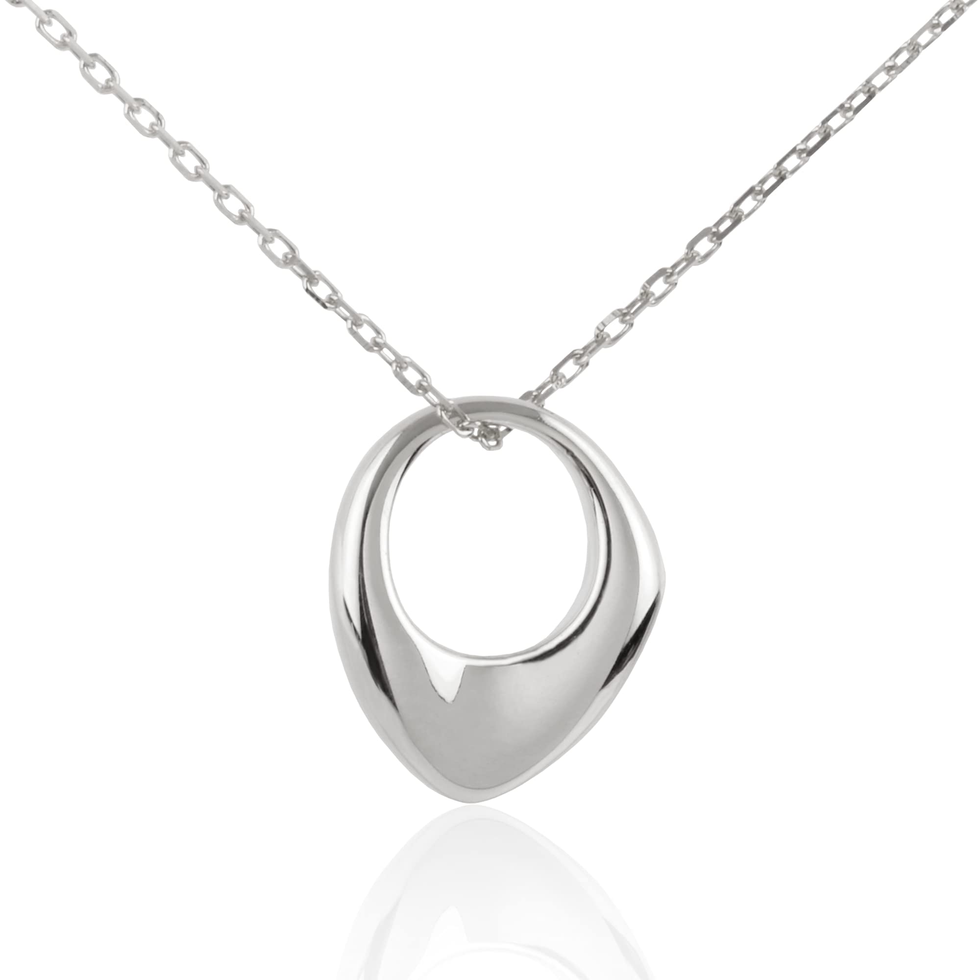 925 Sterling Silver Horseshoe Charm Choker Necklace for Women - Minimalist Elegant Jewelry Gift for Birthday, Anniversary & Everyday Wear