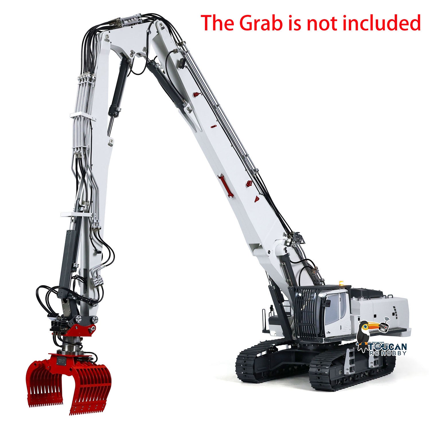 1/14 Scale K970 RC Hydraulic Excavator - 300 Channel Radio Controlled Demolition Machine, PL18EVLite RTR/PNP for Construction Simulation & Outdoor Play
