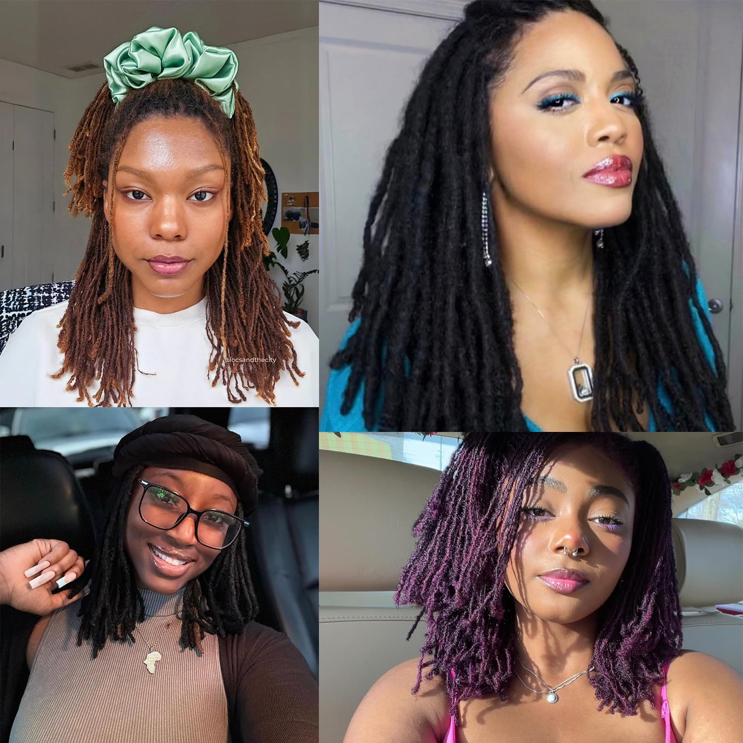 8 Inch 0.6cm Human Hair Dreadlock Extensions - 70 Strands Real Human Hair Locs for Women, Men & Kids - Natural Black Handmade Permanent Dreadlocks - Bleach & Color Safe - Perfect for Protective Styles, Boho Looks & Everyday Wear