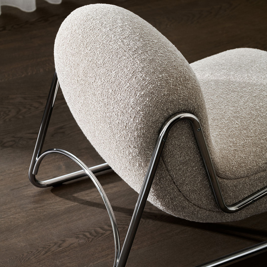 Norr11 Hansen Hyldahl Boho Chair - Modern Scandinavian Design Lounge Chair for Living Room, Bedroom & Office - Perfect for Relaxing, Reading & Decorating Spaces