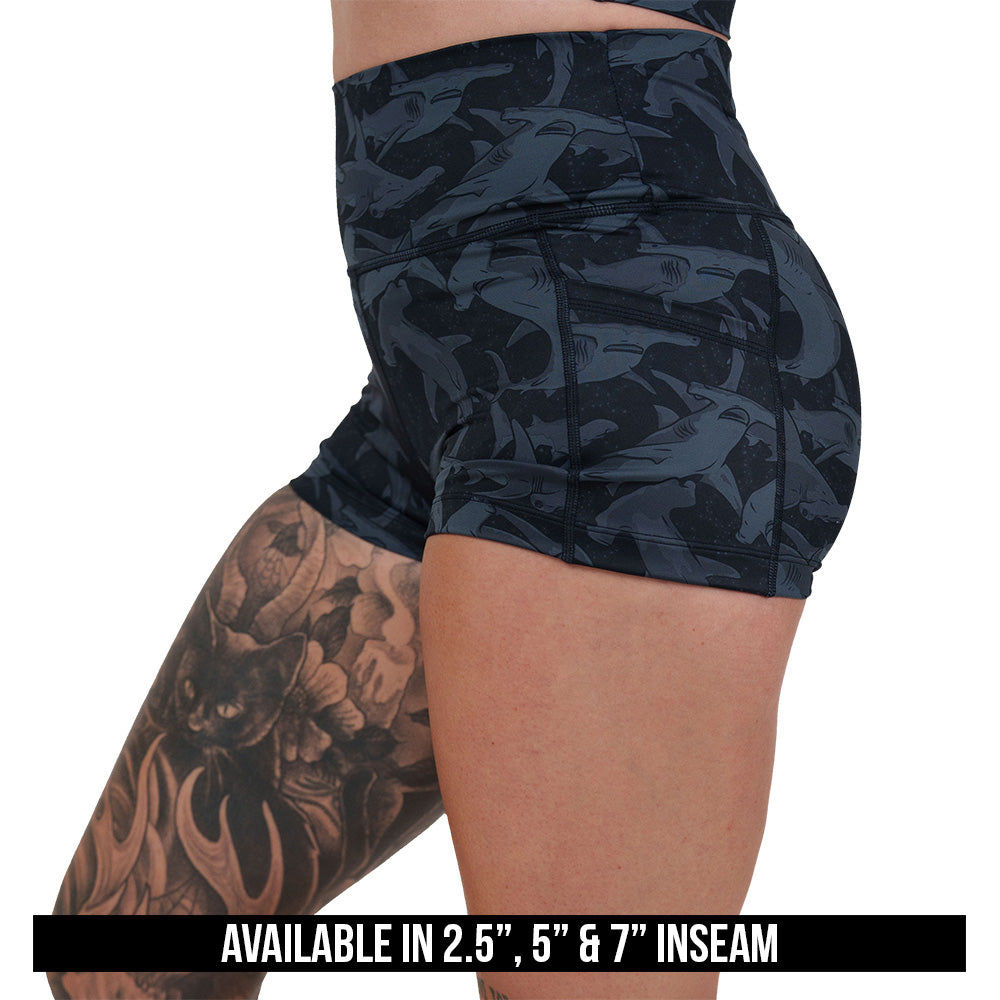 Shadow Sharks Men's Athletic Shorts - Quick-Dry, Lightweight & Comfortable for Running, Gym & Outdoor Activities