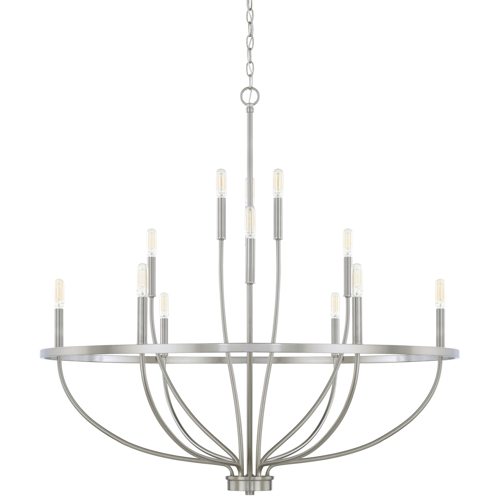 Maxwell Chandelier - Modern Crystal Ceiling Light Fixture for Dining Room & Living Room | Elegant Lighting for Home Decor & Interior Design
