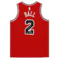 Lonzo Ball Chicago Bulls Autographed Red Nike Swingman Jersey - Signed NBA Basketball Jersey with 