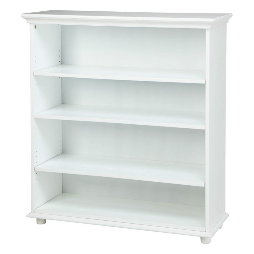 Large 4-Tier Wooden Bookshelf - Sturdy Storage for Books, Toys & Home Decor | Perfect for Living Room, Bedroom, Office & Study Organization