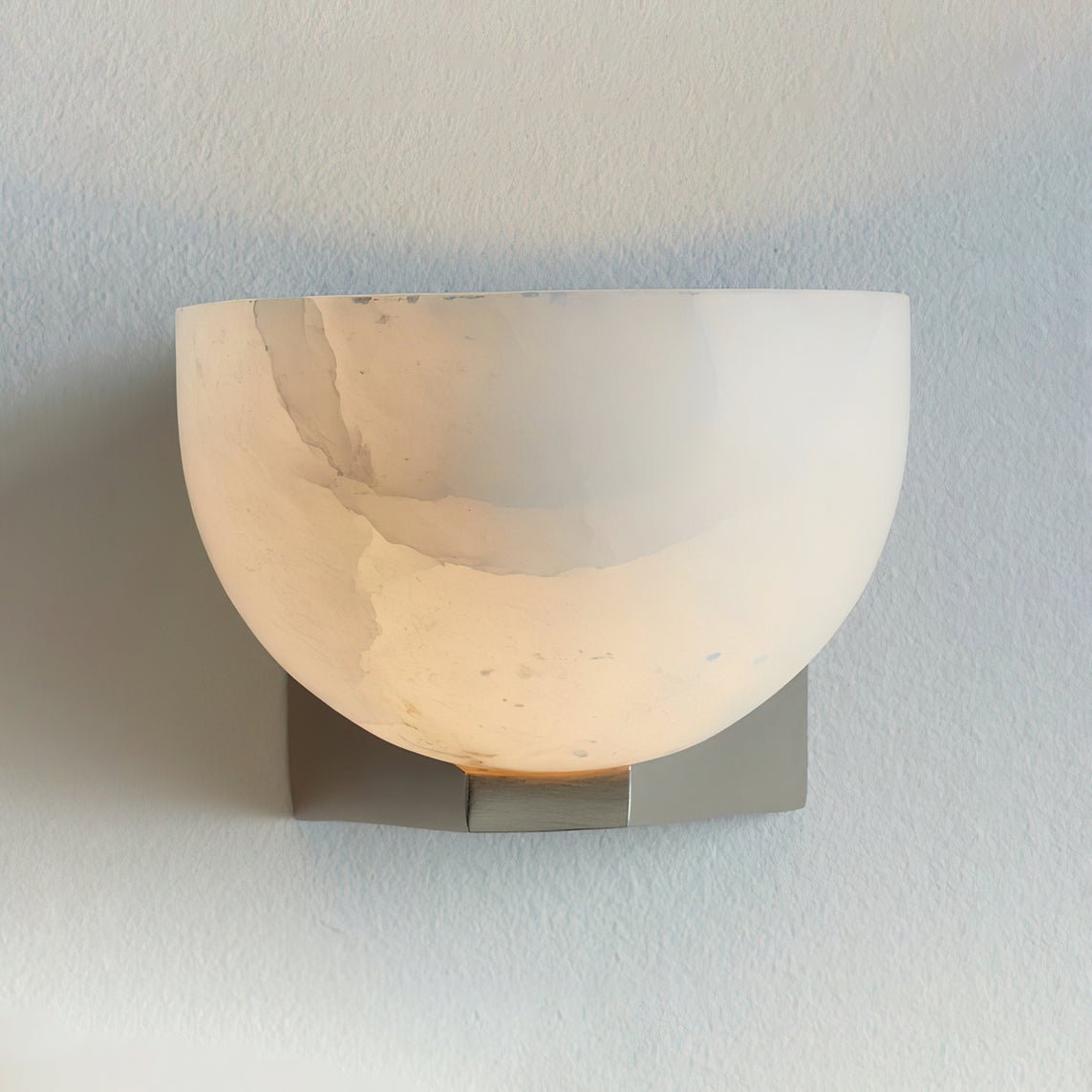 Clara Sconce Wall Light - Modern Brass Wall Sconce with Clear Glass Shade for Bedroom, Living Room & Hallway Lighting