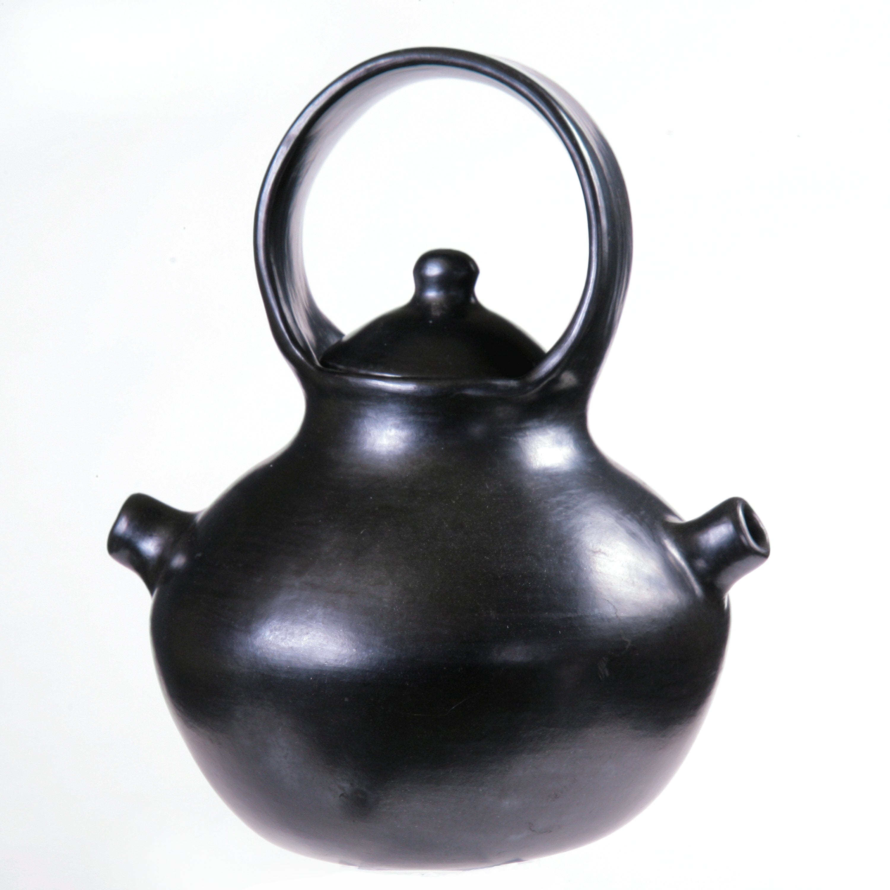 Premium Chamba Double Spouted Teapot - Handcrafted Ceramic Tea Pot with 2 Spouts for Easy Pouring - Perfect for Tea Parties, Home Decor & Gift Giving