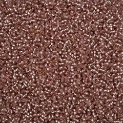 Czech Seed Beads 11/0 #43300 Silver Lined Brown Solgel - 23g Glass Beads for Jewelry Making, Beading Crafts & DIY Projects - Perfect for Bracelets, Necklaces and Embroidery Designs