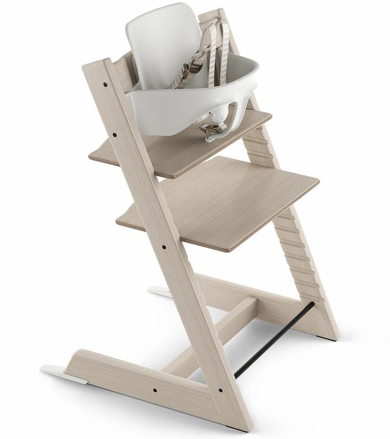 Stokke Tripp Trapp High Chair - Adjustable Baby & Toddler Wooden Chair with Safety Harness - Perfect for Dining, Feeding & Learning at Home